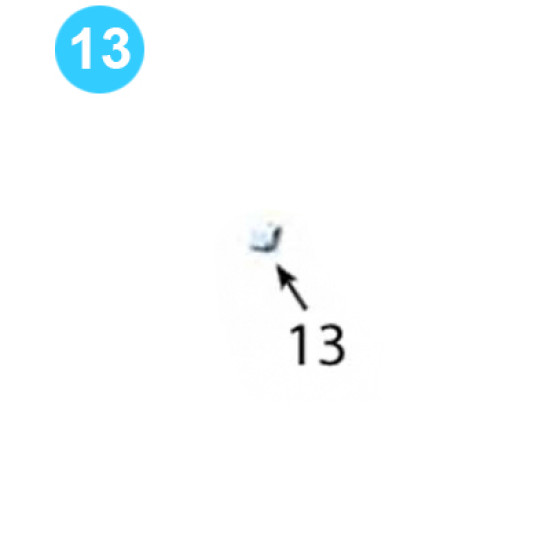 Backup Door Cylinder Assembly 3/8