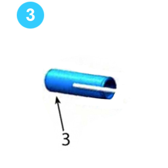 Backup Door Cylinder Assembly Cylinder Barrel Farr Style Tong KT14000 (80K) image