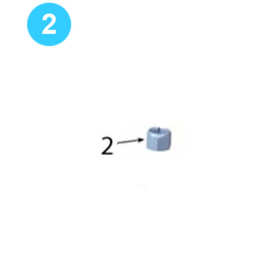 Door Pivot/Latch Roller 1-3/8