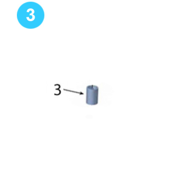 Door Pivot/Latch Roller Door Stop Spacer Farr Style Tong KT14000 (80K) image