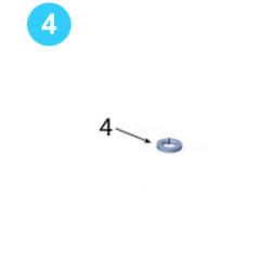 Door Pivot/Latch Roller Roller Spacer