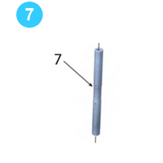 Door Pivot/Latch Roller Latch/Door Pivot Roller Shaft Farr Style Tong KT14000 (80K) image