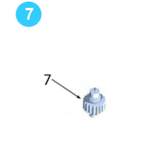 Pinion Assembly Pinion Gear 1374-86A Farr Style Tong KT14000 (80K) image