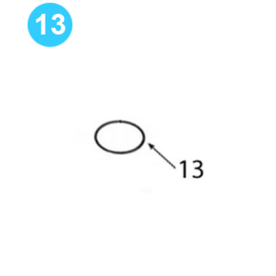 Pinion Idler Assembly Retainer Ring 1393-110 Farr Style Tong KT14000 (80K) image