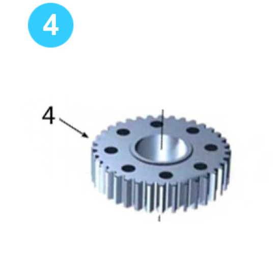 Pinion Idler Assembly Pinion Idler Gear 1374-120A Farr Style Tong KT14000 (80K) image