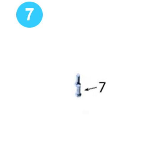 Pinion Idler Assembly 3/4 NC x 2-1/2 Hex Bolt KT14000 (80K) Farr Style Tong KT14000 (80K) image