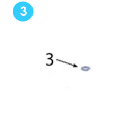 Pinion Reduction Assembly 3/8" Narrow Washer KT14000 (80K)