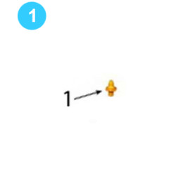 Rear Support Roller 1/8" NPT Grease Fitting