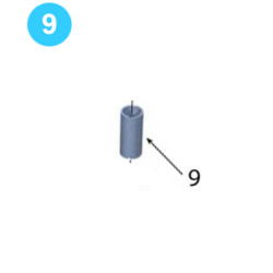 Rear Support Roller Support Roller Shaft Sleeve