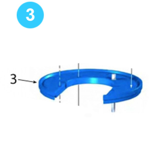 Rotary Gear Assembly Top Cageplate 1410A-21A image