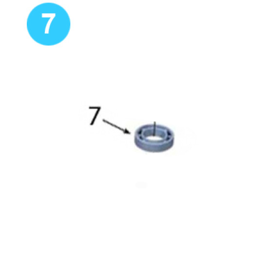 Rotary Idler Assembly Cylindrical Roller Bearing 1393-106 Farr Style Tong KT14000 (80K) image