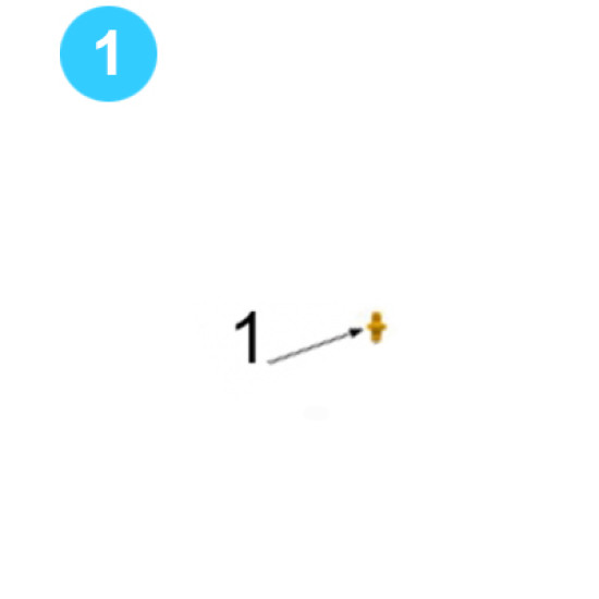 Door Pivot Roller Assembly 1/4