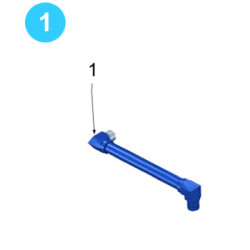 Hydraulic Assembly M-NPT/F-NPT 90d 1" Fitting 02-9221