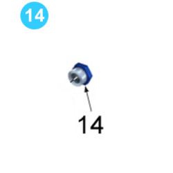 Hydraulic Assembly #20 ORB PLUG WITH MACHINED #8 ORB PORT 10-9068