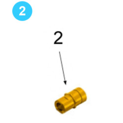 Hydraulic Assembly Male 1" Quick Coupler Fitting 02-9214