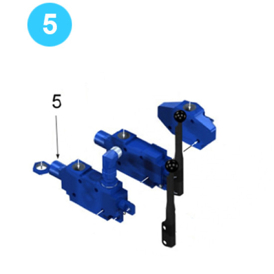 Hydraulic Assembly DVA35-MA8 4-Way Directional Valve, SAE Port 10-9014 image