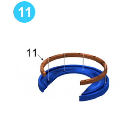 Rotary Gear Bottom Guide Ring 1120-28 Farr Style Tong KT16000 (35k) image