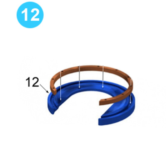 Rotary Gear Bottom Cageplate 1120-26 Farr Style Tong KT16000 (35k) image
