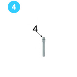 Rotary Gear Jaw Pivot Bolt 1050-C5-28