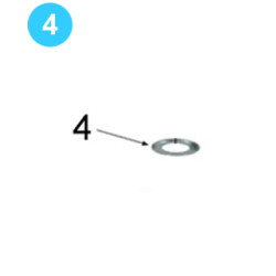 Rotary Idler Assembly Bearing Seal 02-0010