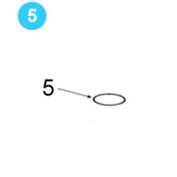 Rotary Idler Assembly Gear Retainer Clip 02-0009