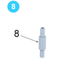Rotary Idler Assembly Idler Shaft 1050-D5-117