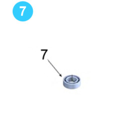 Pinion Idler Assembly Cylindrical Roller Bearing 02-0011