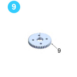 Pinion Idler Assembly Pinion Idler Gear 1037-D-1