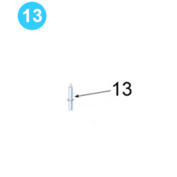 Rotary Gear Backing Pin 1037-C-39A