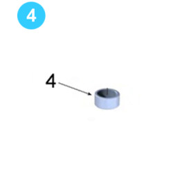 Rotary Idler Assembly Idler Spacer 1050-D5-121