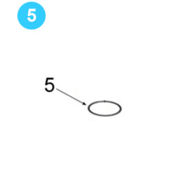 Rotary Idler Assembly Retainer Clip 02-0009