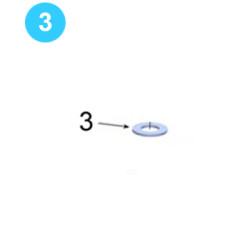 Support Roller Assembly 1" Narrow Washer 09-5026 KT20000 (50K)