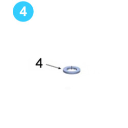 Support Roller Assembly Roller Bearing Spacer 1037-C-140