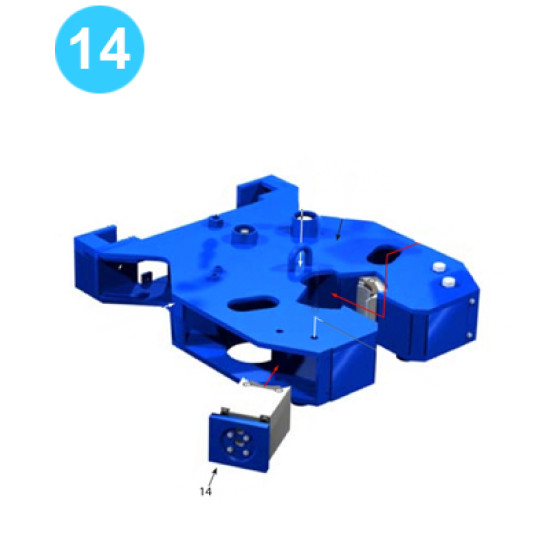Backup Body Assembly - Tension LC Config CLINCHER Cylinder Assembly Farr Style Tong 5-1/2