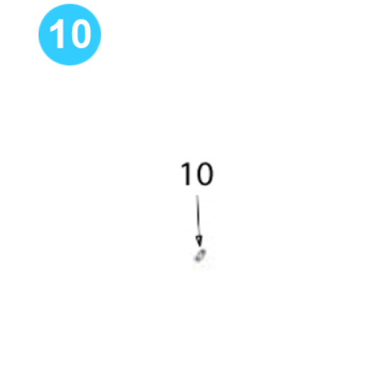 Clincher - Cylinder 3/8