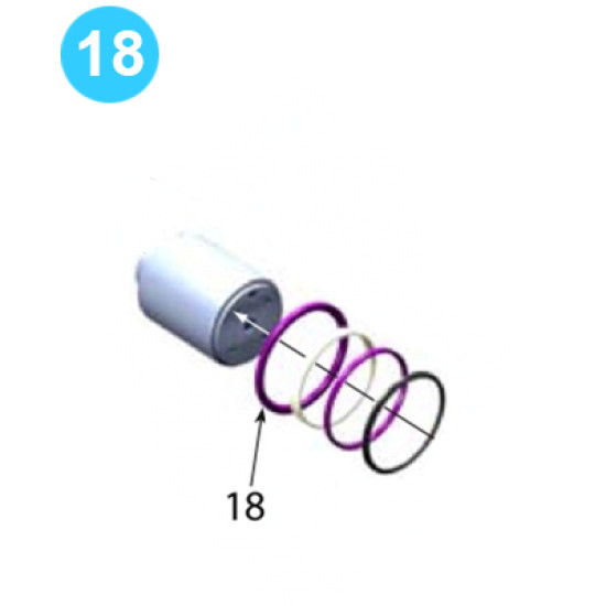 Clincher - Cylinder SEAL PARKER POLYPAK 25005000 Farr Style Tong 5-1/2
