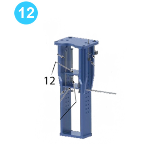 Leg Assembly Rear Backup Leg Spring Plate image