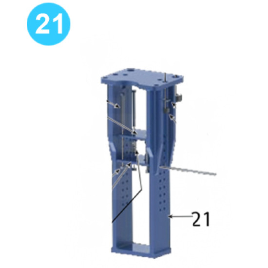 Leg Assembly Rear Backup Leg image