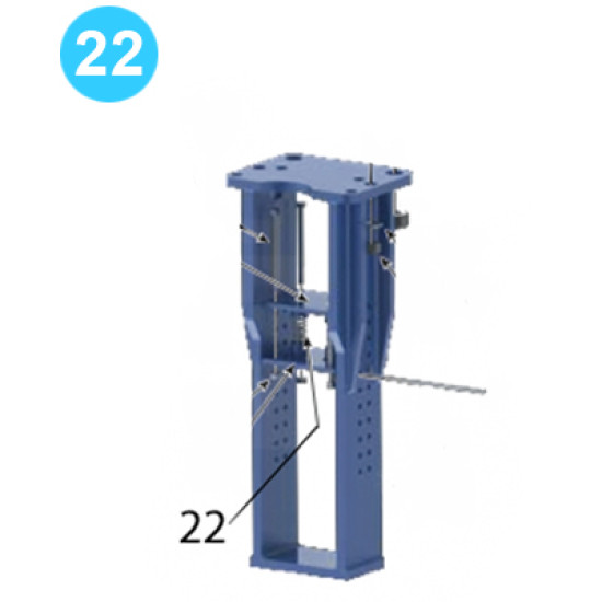 Leg Assembly Door Stop Spring Farr Style Tong 5-1/2