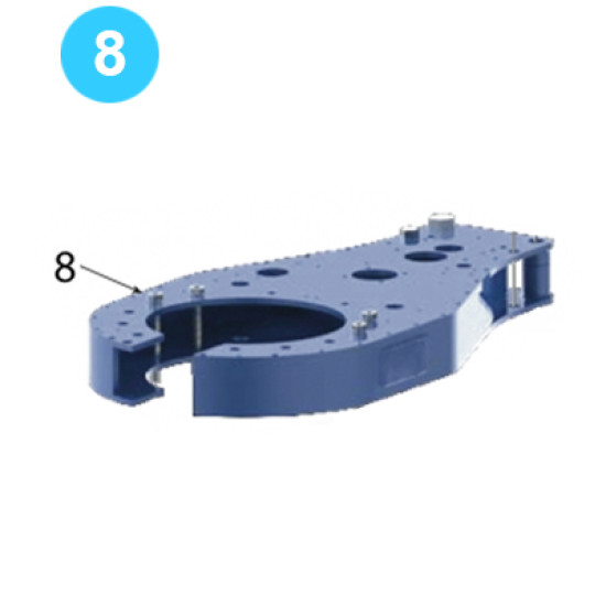 Leg Assembly Support Roller Shaft Farr Style Tong 5-1/2