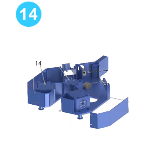 Low Profile Backup Body Assy. Compression LC Rear Cover Plate image