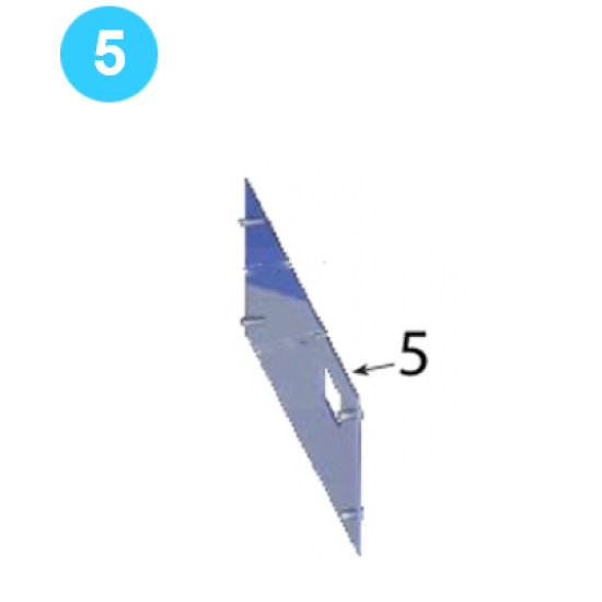Low Profile Backup Body Assy. Compression LC Rear Cover Plate Farr Style Tong 5-1/2