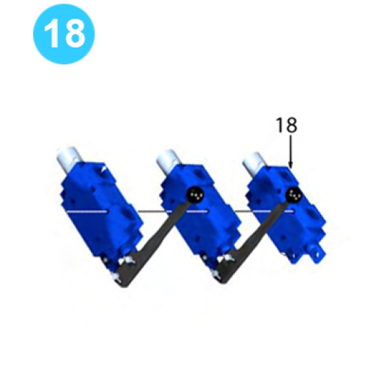 Hydraulic Assembly DVA35-Da8 4WAY SAE Ports Farr Style Tong 13-5/8