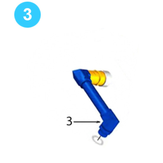 Hydraulic Assembly M-ORB/F-NPT 90d 1
