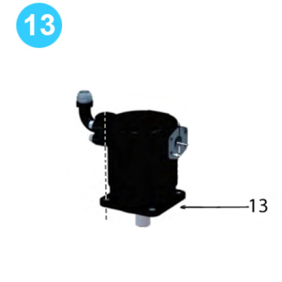 Motor Mount Assembly RINNER GA 15-15 Hydraulic Motor Farr Style Tong 13-5/8
