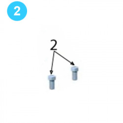 Motor Mount Assembly 1/2" NC x 1" Hex Bolt (Motor) Motor Mount Assembly 1/2" NC x 1" Hex Bolt (Motor)