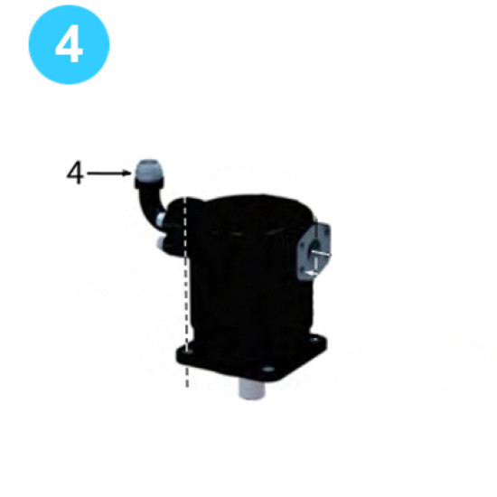 Motor Mount Assembly Flange Elbow #20 (1-1/4