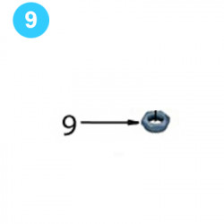 Support Roller Assembly 7/8" UNF Thin Hex Nylock Nut Support Roller Assembly 7/8" UNF Thin Hex Nylock Nut