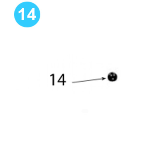 Cageplate Assembly Backing Pin Knob image