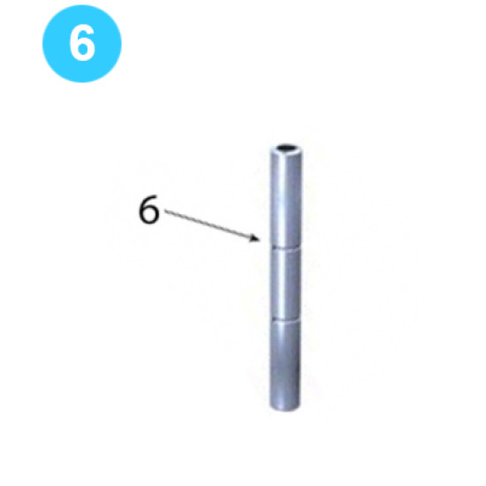 Door Pivot Roller Support Roller Shaft Farr Style Tong 5-1/2